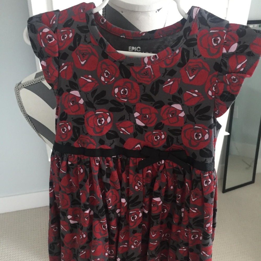 Epic Threads Floral Shortsleeve Dress